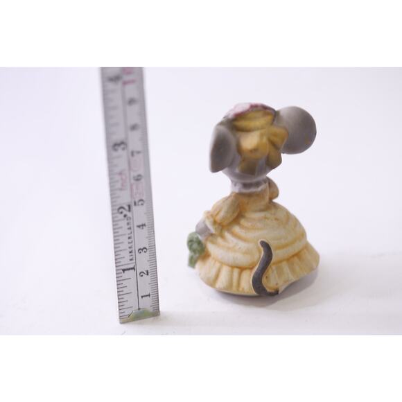 Vintage, Lady Mouse, Figurine, Ceramic, Victorian, Collectible, ~ 250826-WH 539 - Picture 3 of 3
